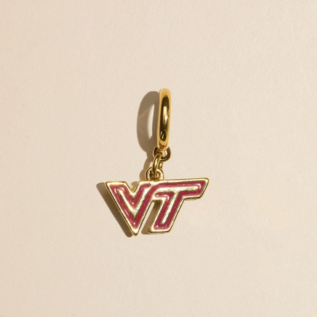 Virginia Tech University Logo Charm