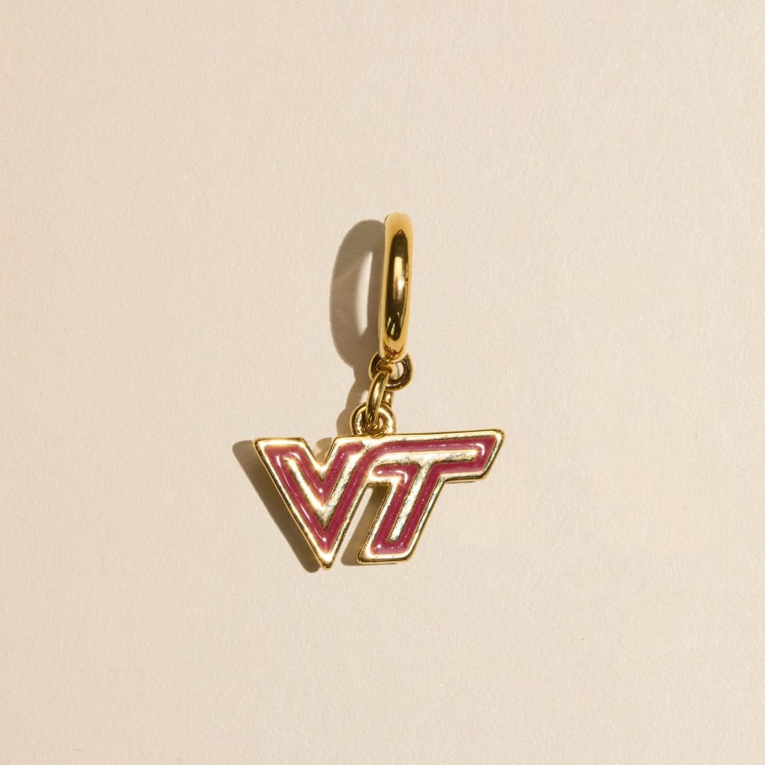 Virginia Tech University Logo Charm