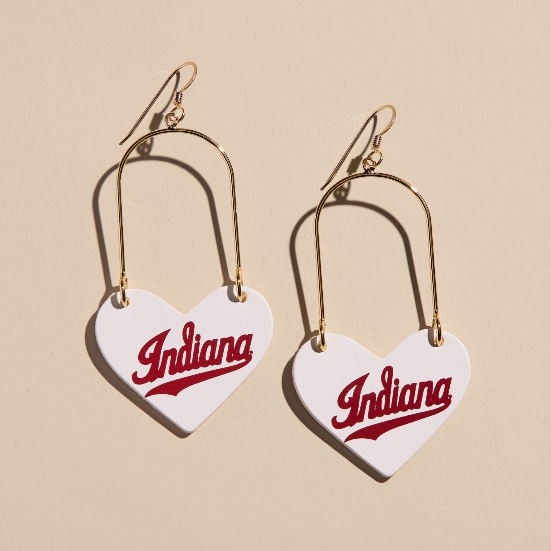 White Indiana University Script Heartthrobs