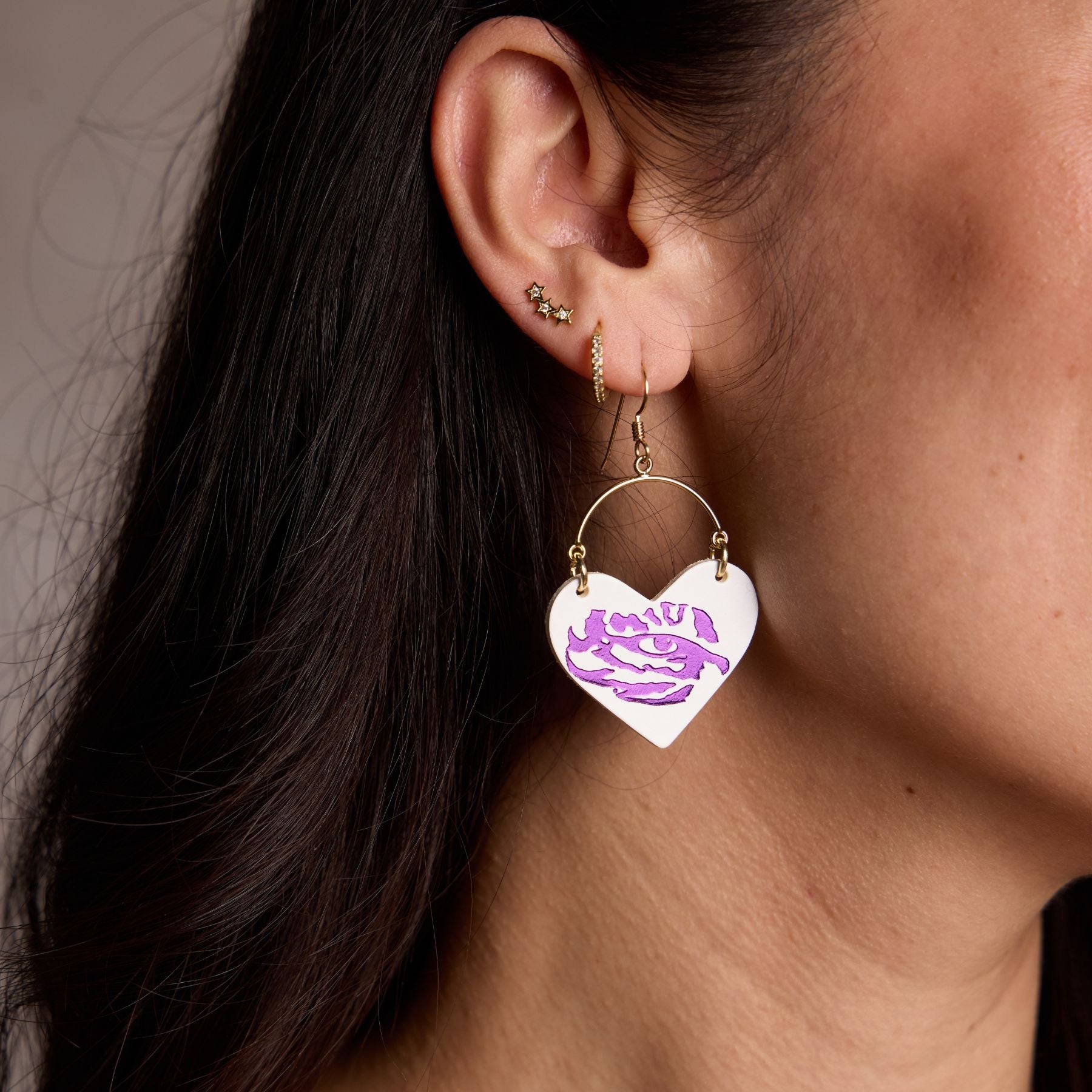 White LSU Tigers Eye Lover