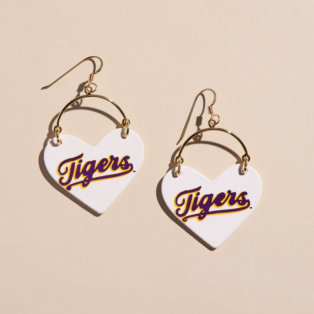 White LSU Tigers Lover