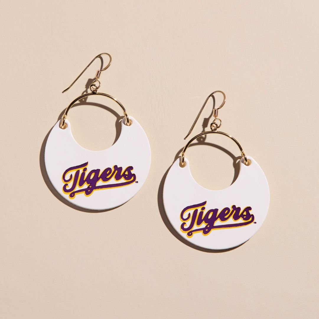 White LSU Tigers Ninas