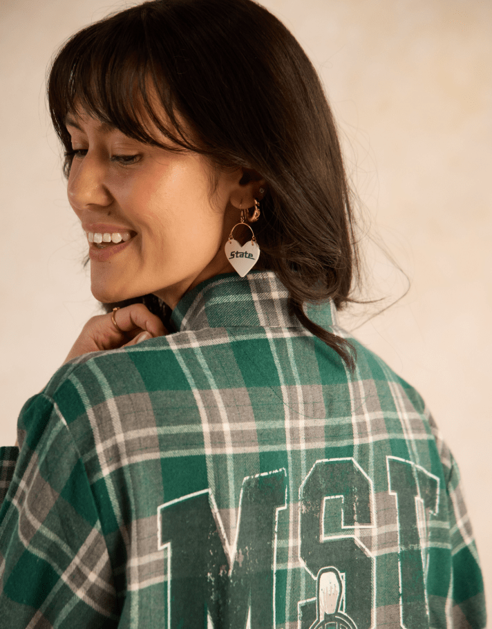 White Michigan State University Lover