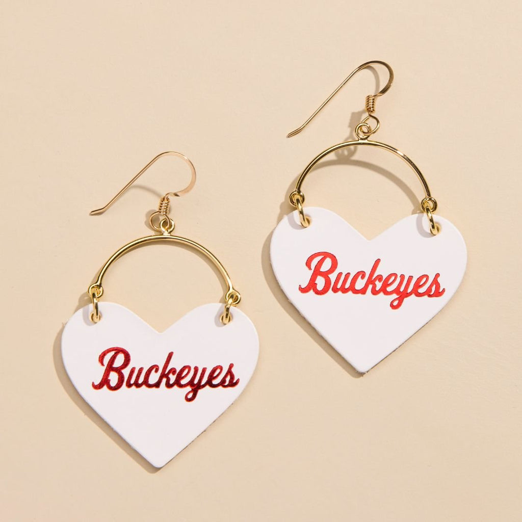 White Ohio State University Buckeyes Lover