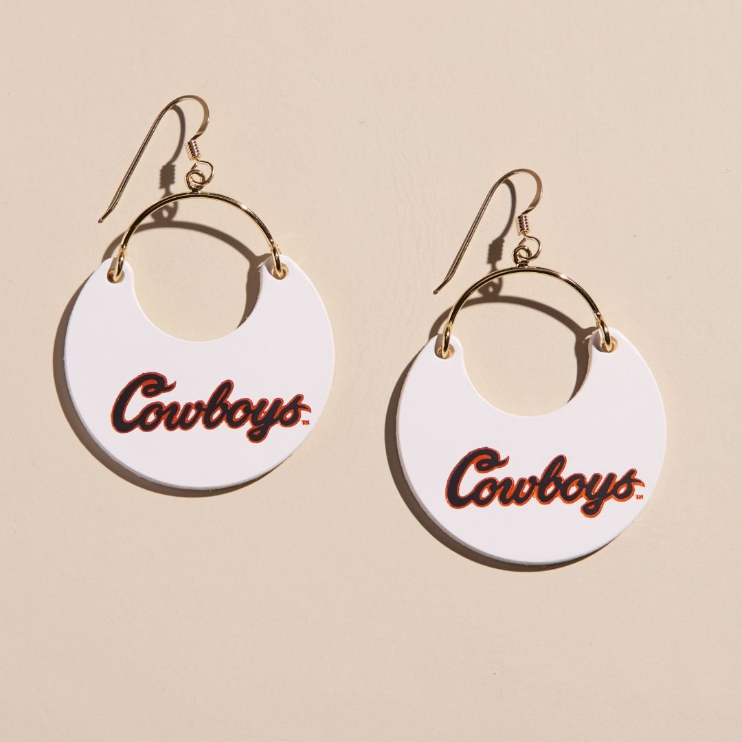 White Oklahoma State University Cowboys Ninas