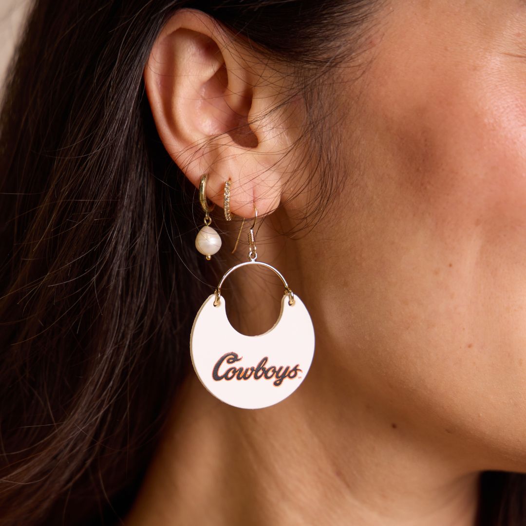 White Oklahoma State University Cowboys Ninas