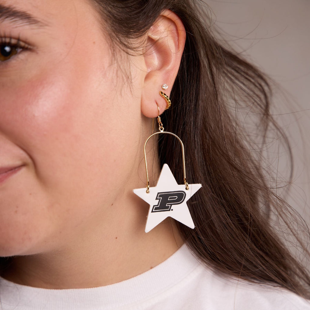 White Purdue University All Star