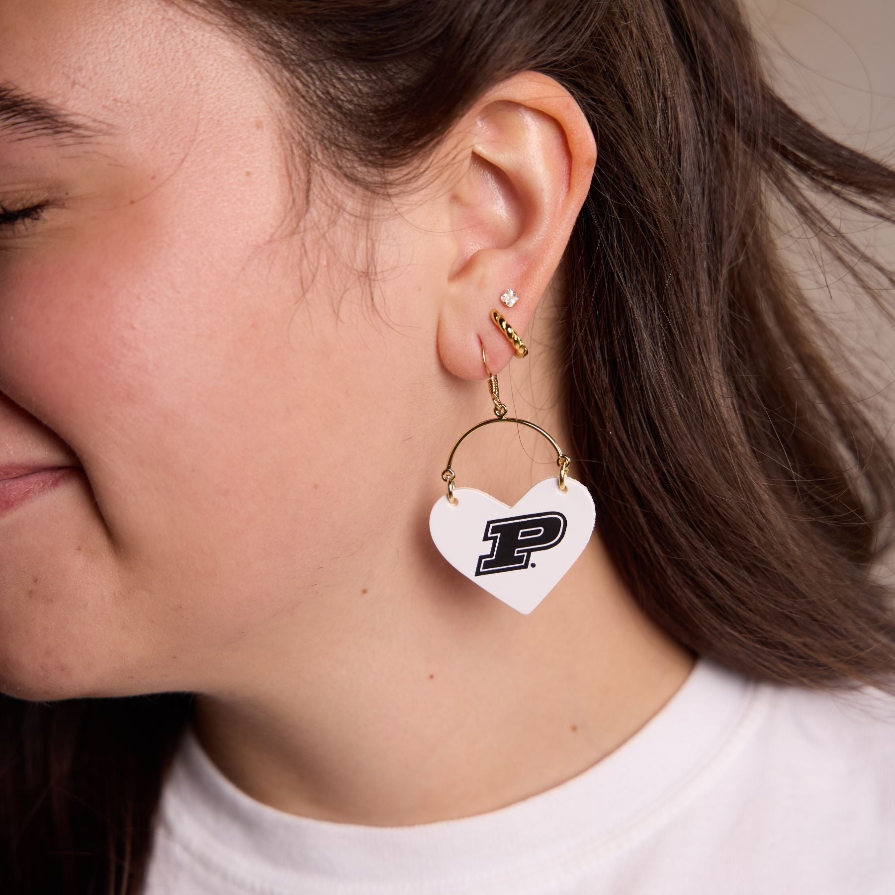 White Purdue University Lover