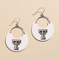 White Texas Tech Logo Ninas