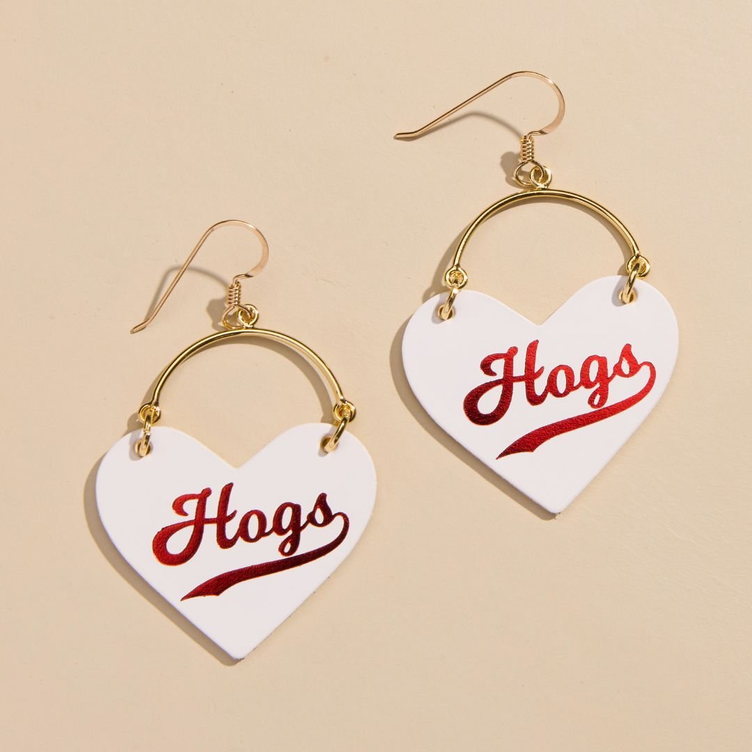 White University of Arkansas Hogs Lover