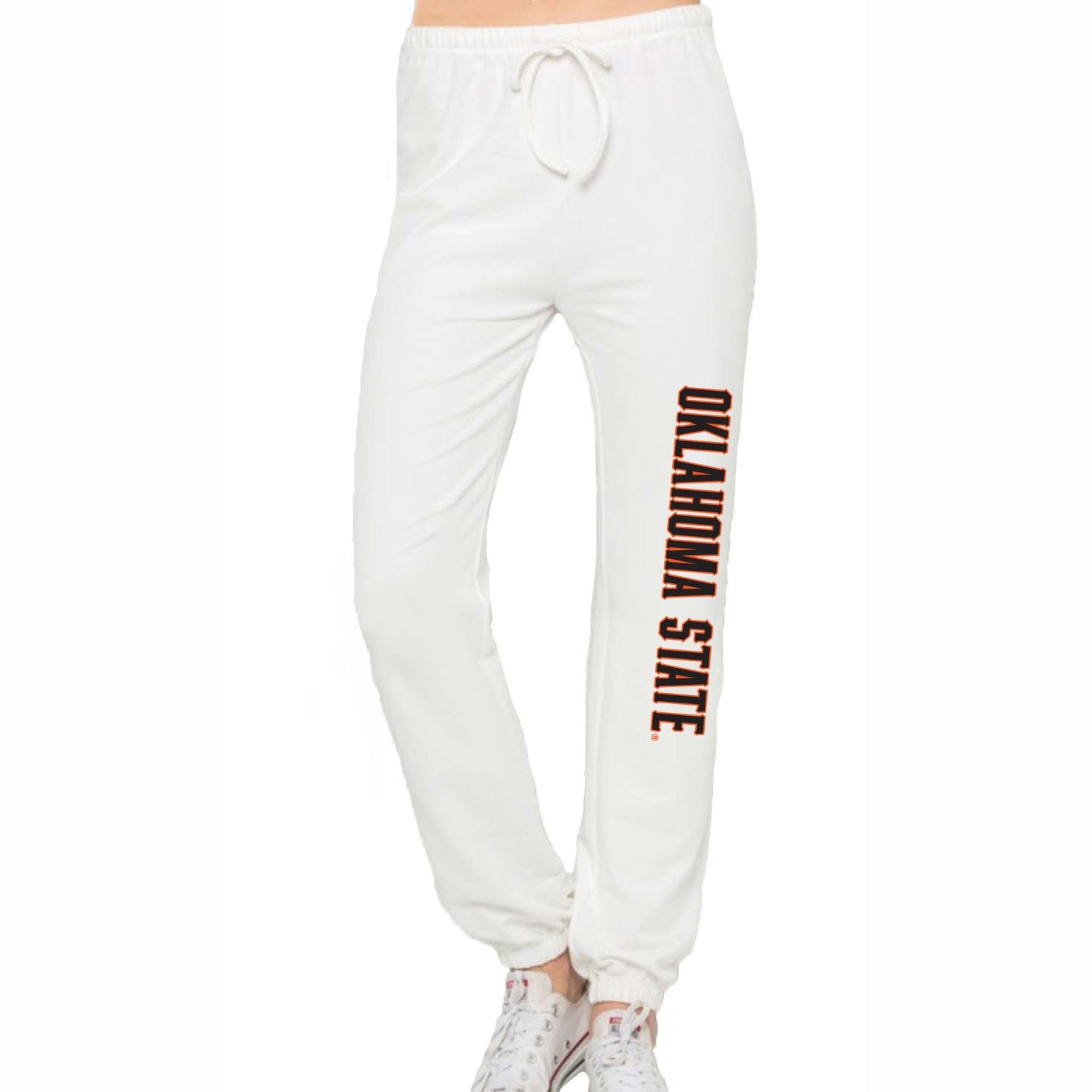 Oklahoma State White Joggers