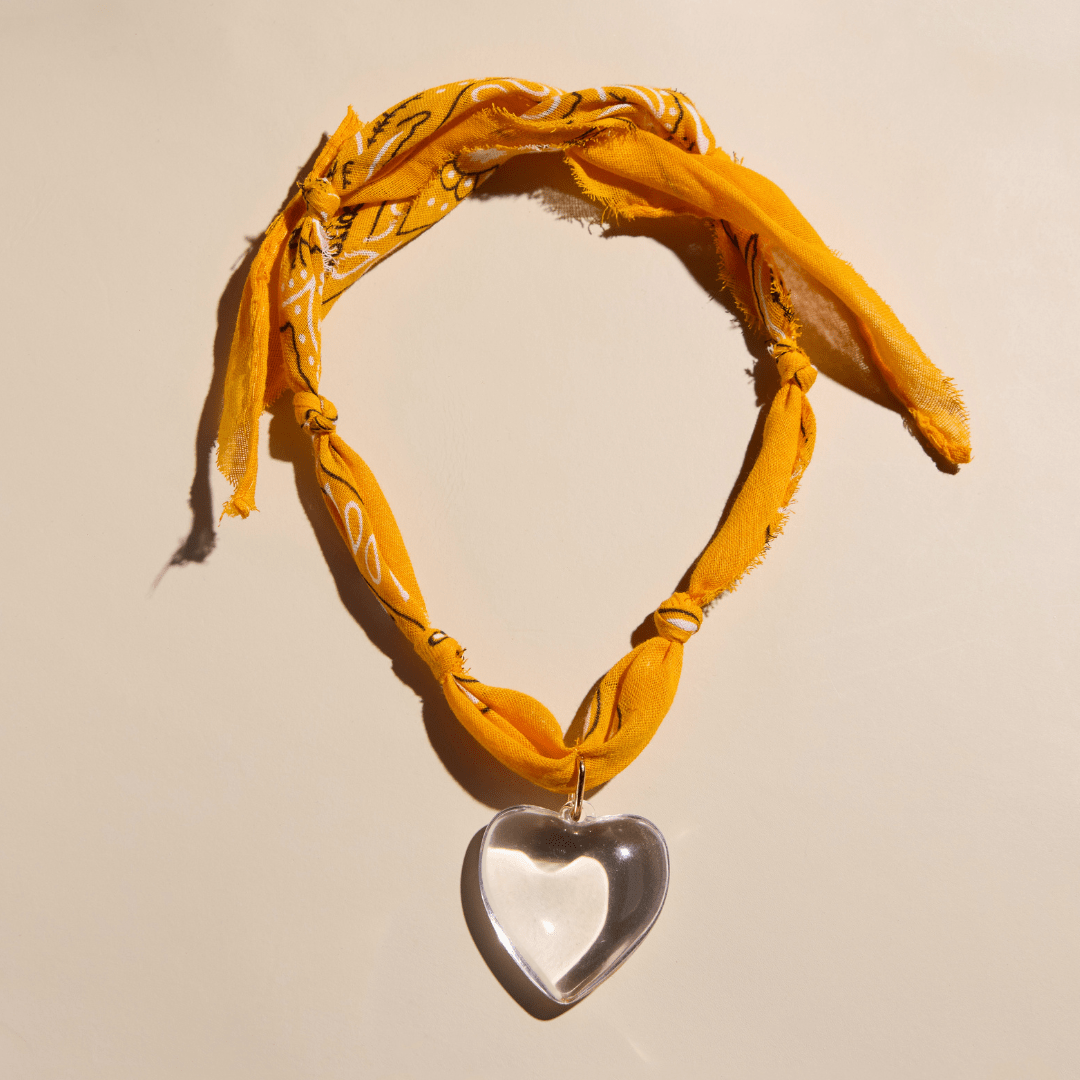 Yellow Bandana Necklace