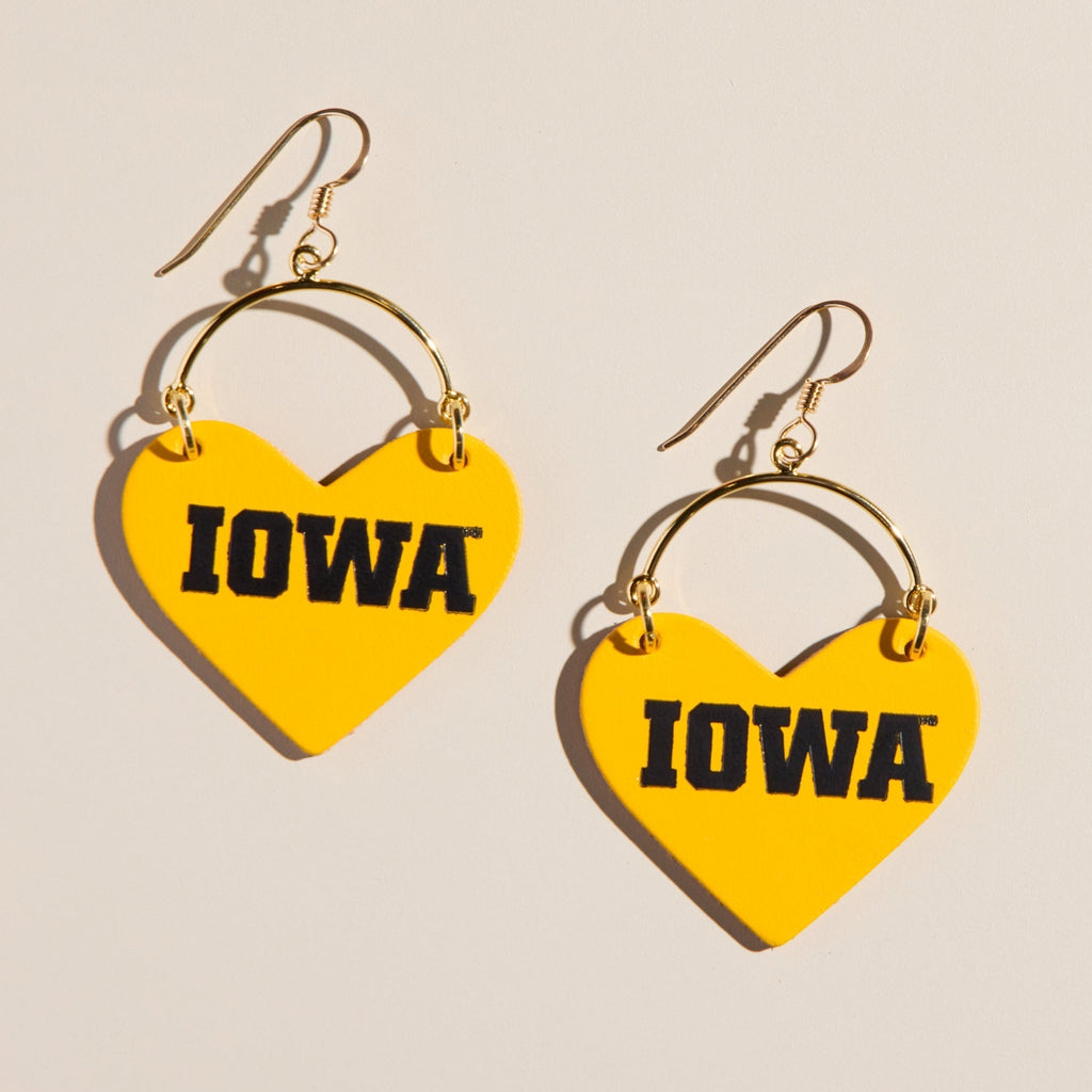 Yellow University of Iowa Lover