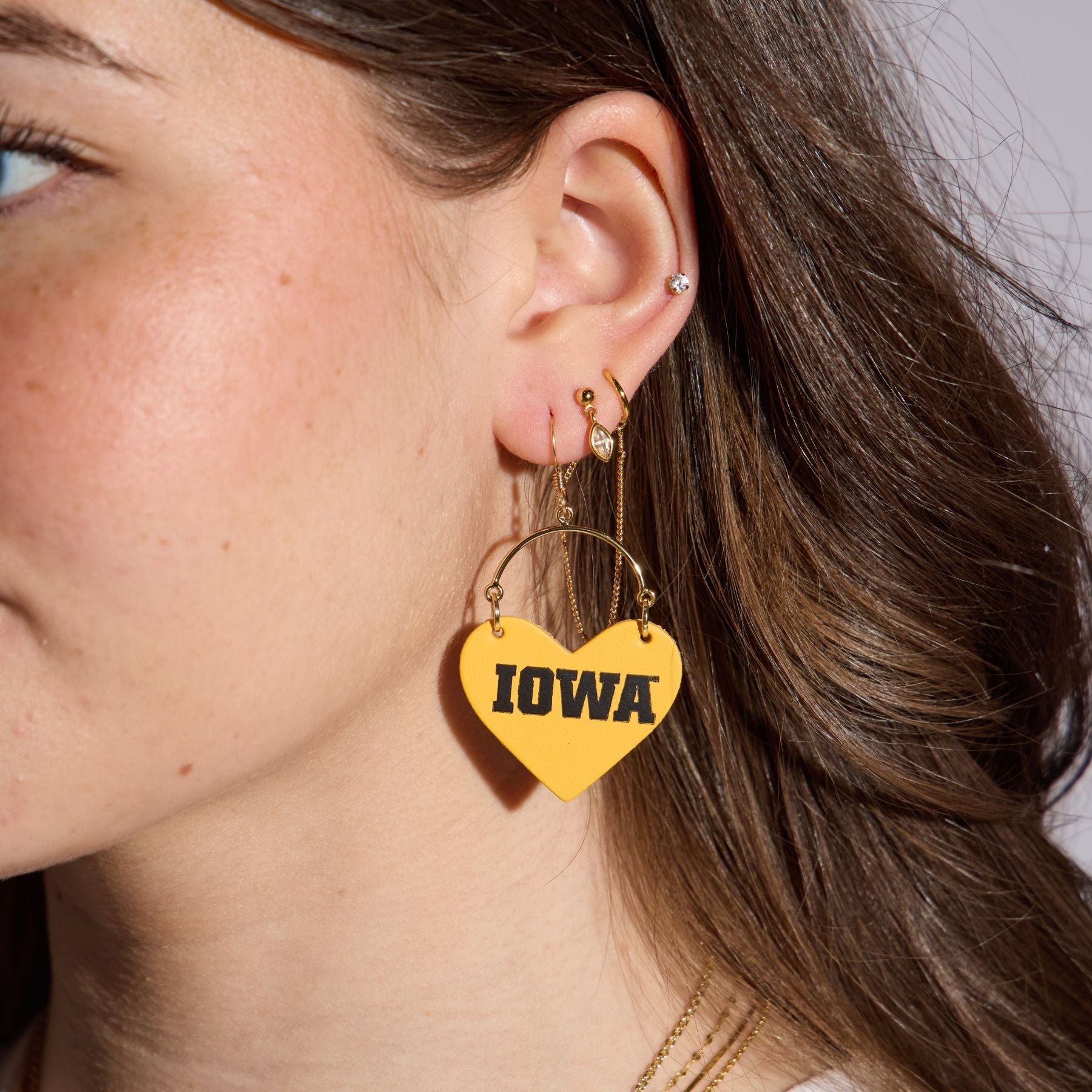 Yellow University of Iowa Lover